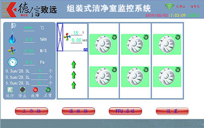 組裝式潔凈室空氣凈化靠什么之壓差控制