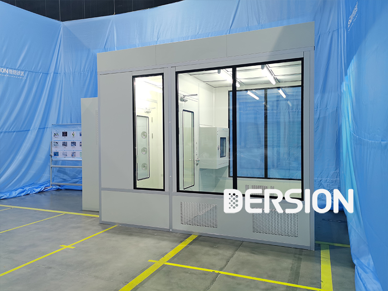 出口加拿大組裝式潔凈室廠內(nèi)預裝現(xiàn)場